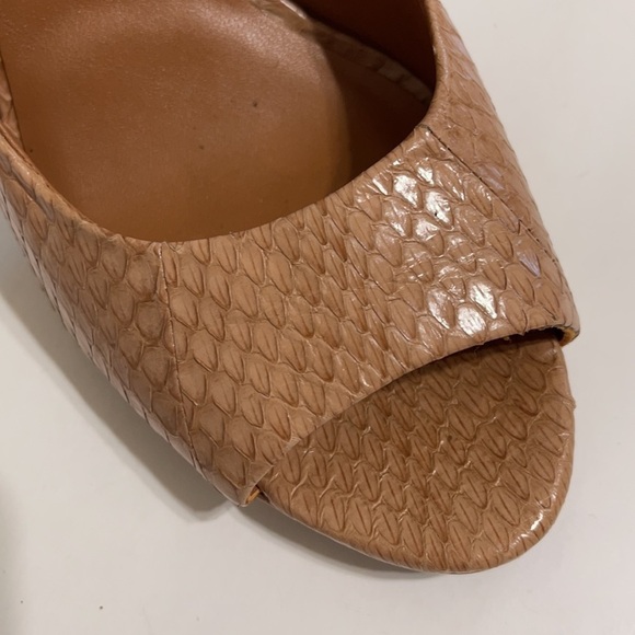 Rachel Roy Snake Skin Cream High Heels SIZE 8 - Picture 12 of 12